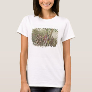 Camiseta Cristóbal Colón (1451-1506) con nativo americano