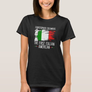 Camiseta Cristóbal Colón El Primer P Italiano Americano