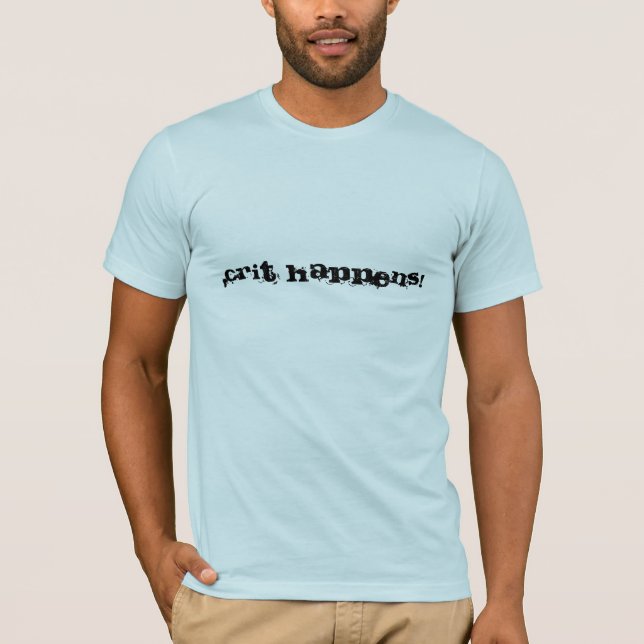 Camiseta Crit sucede - T (Anverso)