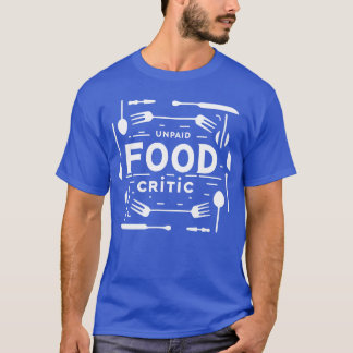 Camiseta Crítica gastronómica no remunerada