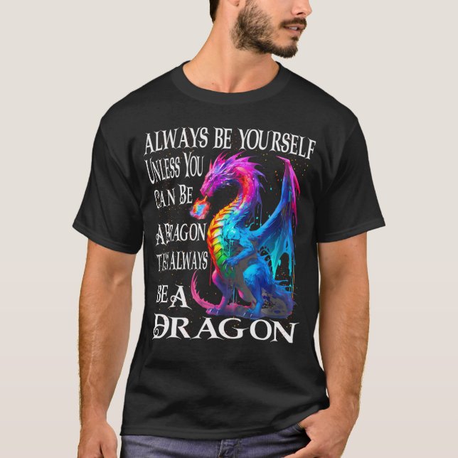 Camiseta Crítica mítica de Guay Dragon Flame Spewing (Anverso)