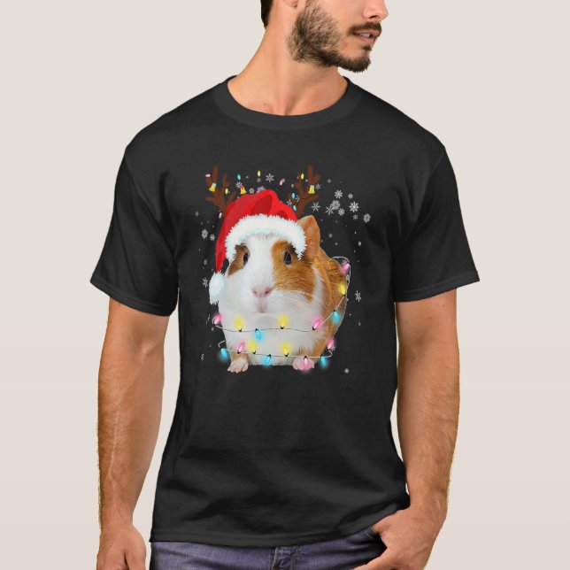 Camiseta Criticadores de renos de cerdo de Santa Hat de Gui (Anverso)