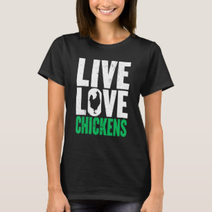 Camiseta Críticas de amor en vivo para agricultoras de poll