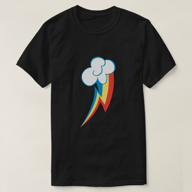 Camiseta Crítico de color arcoiris (Diseño del anverso)