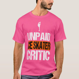Camiseta Crítico de patinaje sobre hielo no remunerado, div