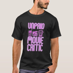 Camiseta Crítico De Película No Pagado Para Diseños De Pelí