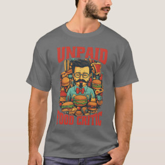 Camiseta Crítico gastronómico no remunerado
