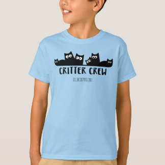 Camiseta Critter Crew - Cats on a Shelf