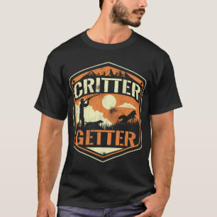 Camiseta Critter Getter Hunter Cazando ardillas Raccoon Hu