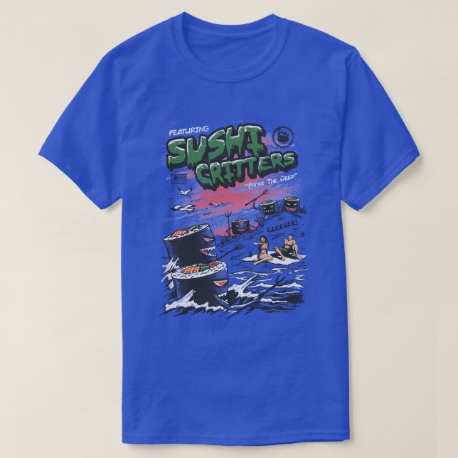 Camiseta Critters de sushi (Diseño del anverso)