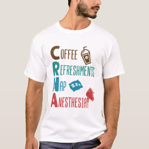 Camiseta CRNA Café Refrescante Anestesia Nap