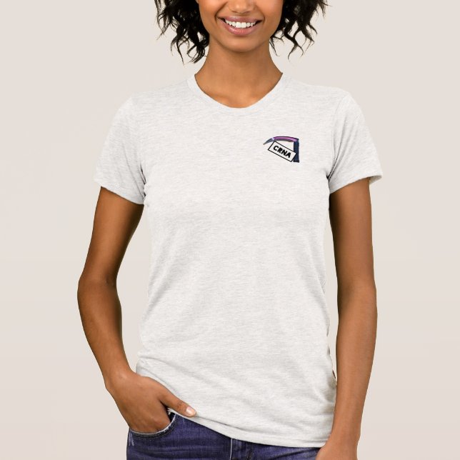 Camiseta CRNA de hoja Mac (Anverso)