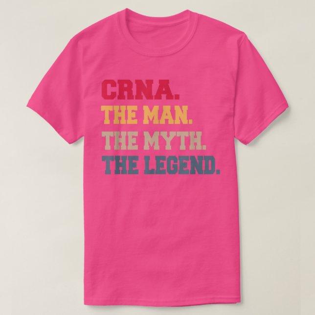 Camiseta CRNA Mans Los regalos de la leyenda del mito para  (Diseño del anverso)