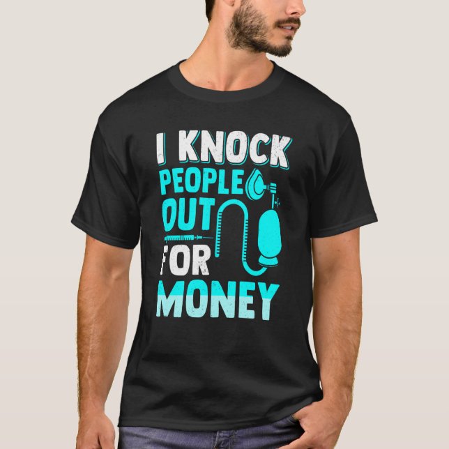 Camiseta CRNA Nurse Anesthetist  Anesthesiology (Anverso)