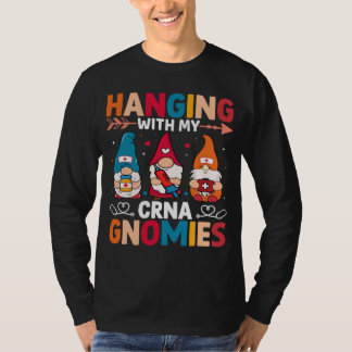 Camiseta CRNA Nurse Hospital Anesthesia Hanging with my CRN