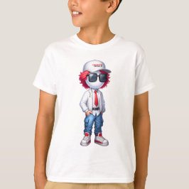 Camiseta CRO@ - Frente blanco y espalda