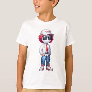 Camiseta CRO@ - Frente blanco y espalda