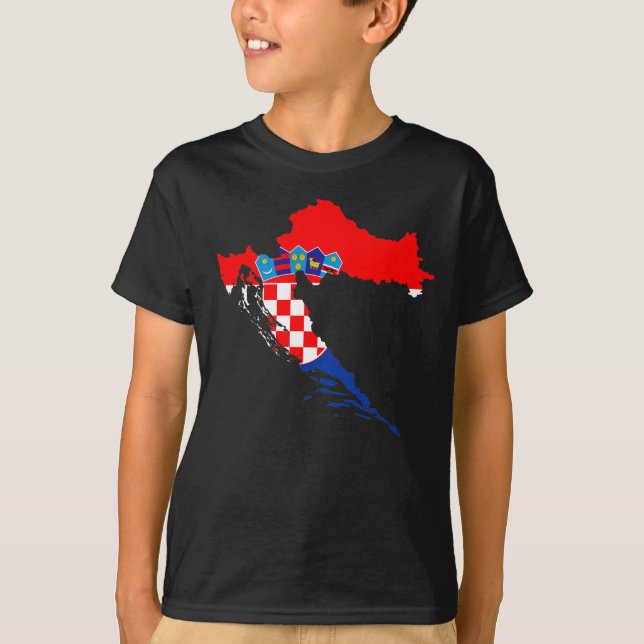 Camiseta Croacia | Bandera (Anverso)