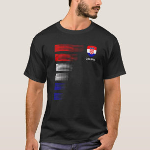 Camiseta Croacia Bandera Emblema Patriótico Croata Pr