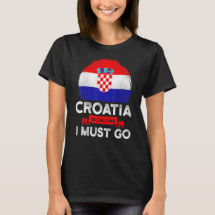 Camiseta Croacia dice que debo ir con bandera croata Herita