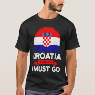 Camiseta Croacia dice que debo ir con bandera croata Herita