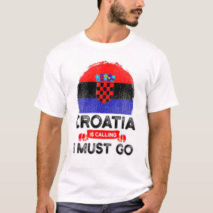 Camiseta Croacia dice que debo ir con bandera croata Herita