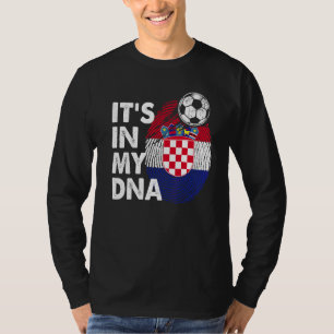 Camiseta Croacia En Mi Adn Equipo De Bandera Croata Croacia