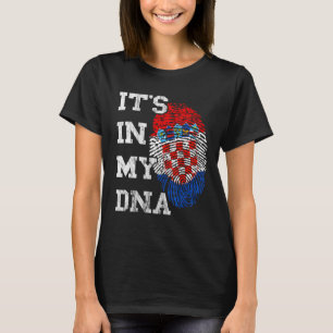 Camiseta Croacia: En mi miembro de ADN Mark Hrvatska Croaci