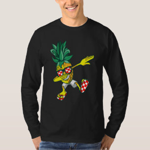 Camiseta Croacia haciendo dab con piña Hrvatska Equipo de F