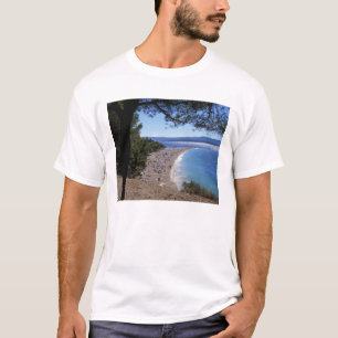 Camiseta Croacia, isla de Brac, Bol, playa Golden Cape
