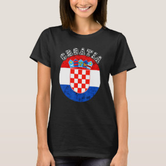 Camiseta Croacia Raíces croatas Hrvatska Croata Orgullo Cro