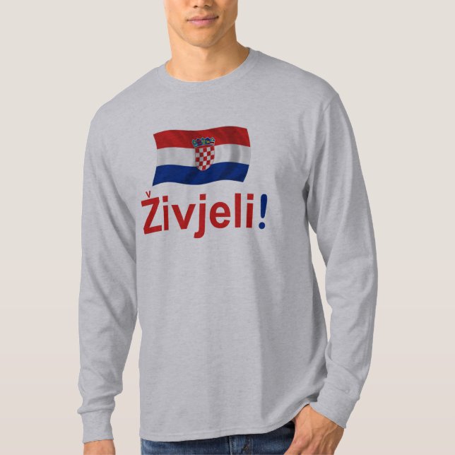 Camiseta ¡Croacia Zivjeli! (Alegrías) (Anverso)