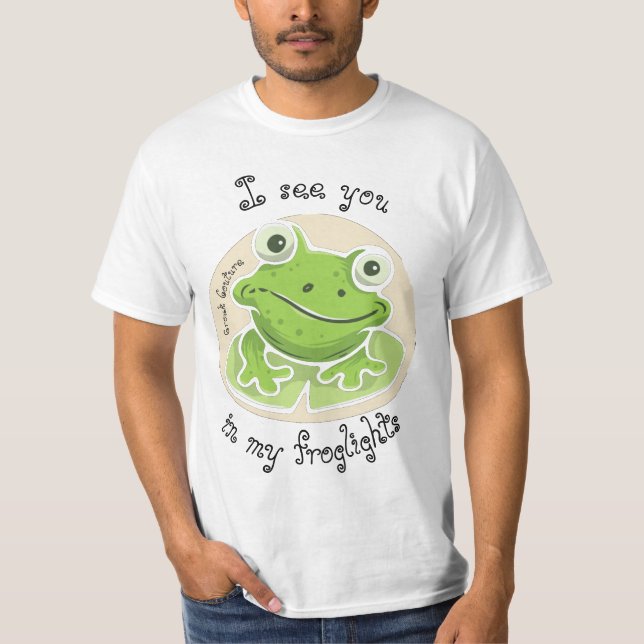 Camiseta Croak Couture, "¡Nos vemos en los reflectores!" Ca (Anverso)