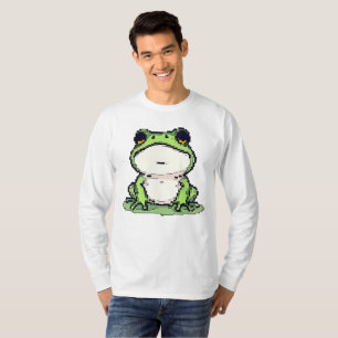 Camiseta Croak pixel de la rana toro