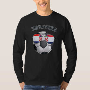 Camiseta Croata: Hincha croata de Fútbol Sunglass