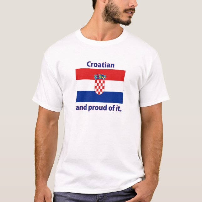 camiseta croata orgullosa (Anverso)