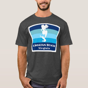 Camiseta Croatan Beach Virginia VA Beach Swift Mermaid S