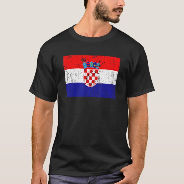 Camiseta Croatian Croatia Flag Pride Croatian Flag (Anverso)