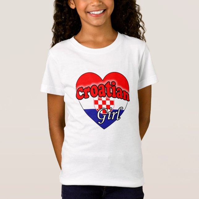 Camiseta Croatian Girl (Anverso)