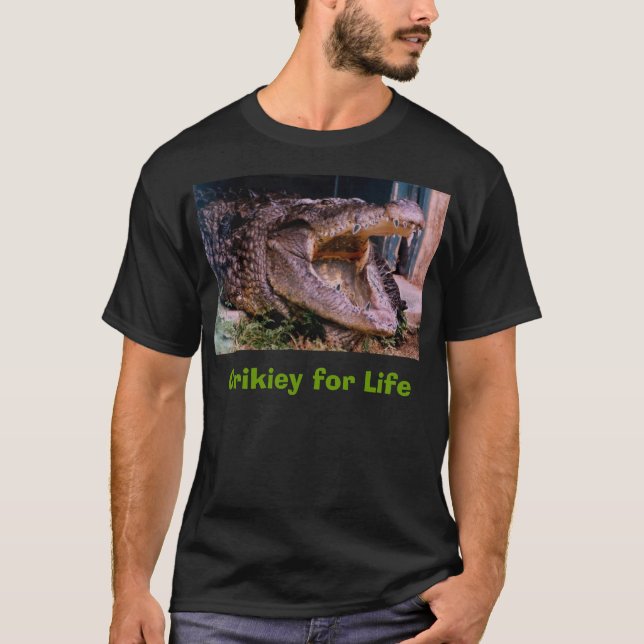 Camiseta croc, Crikiey para la vida (Anverso)
