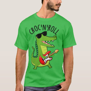Camiseta Croc N Roll Graciosos Puntas de cocodrilo 1