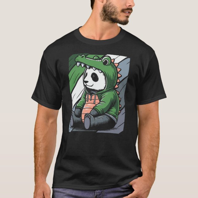 Camiseta Croc Panda Crocodile Pandabear Alligator Panda (Anverso)