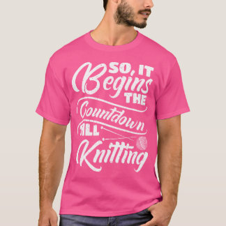 Camiseta Crochet Crochet - La cuenta regresiva hasta el pun