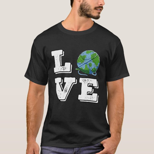 Camiseta Crochet Crocheting Scoser Knitus Lover (Anverso)