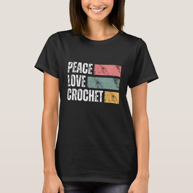 Camiseta Crochet de amor por la paz (Anverso)