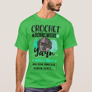 Camiseta Crochet de Crochet llena mis días