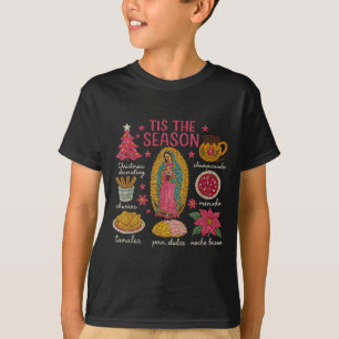 Camiseta Crochet de estambre falso Es la temporada Navidad 