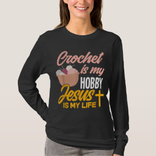 Camiseta Crochet es mi Hobby Jesús es mi vida - Christian C