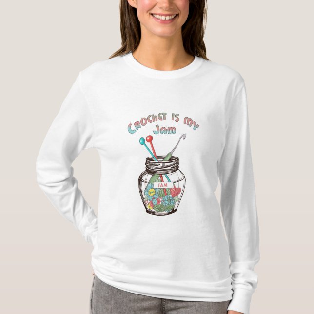 Camiseta Crochet es mi Jam (Anverso)