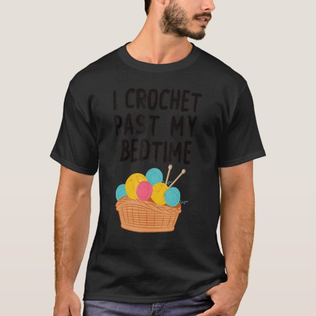 Camiseta Crochet I Crochet Pasado Mi Crocheter De Camera (Anverso)